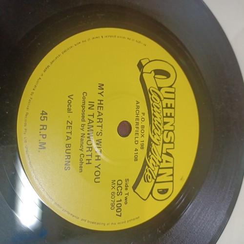 The Curse Of Ayres Rock Zeta Burns 45 Vinyl - Picture 4 of 4