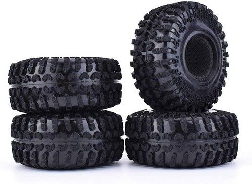 RC Car 2,2 Zoll 130 mm Gummi Reifen Tires für 1:10 RC Rock Crawler Auto Axial - Bild 5 von 5