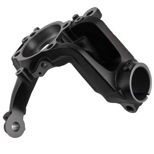 Driver Side Steering Knuckle for VW R32 Eos 2007-2013 VW2002 Steel Black - Picture 3 of 12
