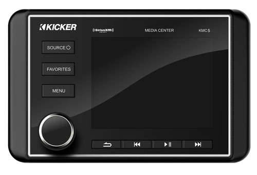 Kicker 46KMC5 Marine 3" Receiver w/Bluetooth/AM/FM/Sirius Ready+Digital Remote - Picture 4 of 12