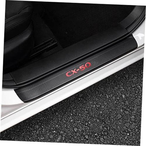 for Mazda 2023 2024 2025 2026 CX-50 CX50 Carbon Fiber Style Leather Door RED