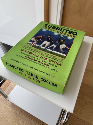 Vintage Subbuteo Table Soccer Boxed Set Continental Club Edition 1970’s Complete - Picture 2 of 15