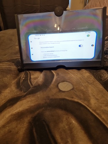 10" Folding Mobile Phone Magnifier + 10" Hands Free Magnifier, Both Ex Display - Picture 2 of 8