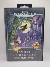 Castle of Illusion Starring Mickey Mouse (Sega Genesis,1990) CIB W Manual-tested