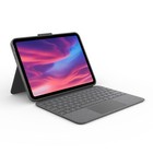 Logitech Combo Touch Case mit abnehmbarer Tastatur für iPad (10. Gen) in Grau
