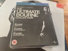 The Ultimate Bourne Collection Blu-Ray 3-disc box set SEALED Matt Damon
