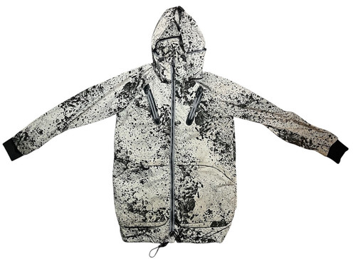 Diesel Full-Zip Lightweight Trench-Jacket Paint Splatter Size Medium - Picture 1 of 9