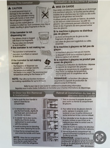 Cubo de hielo compatible con refrigerador LG LFX25976ST/2 - Imagen 9 de 11