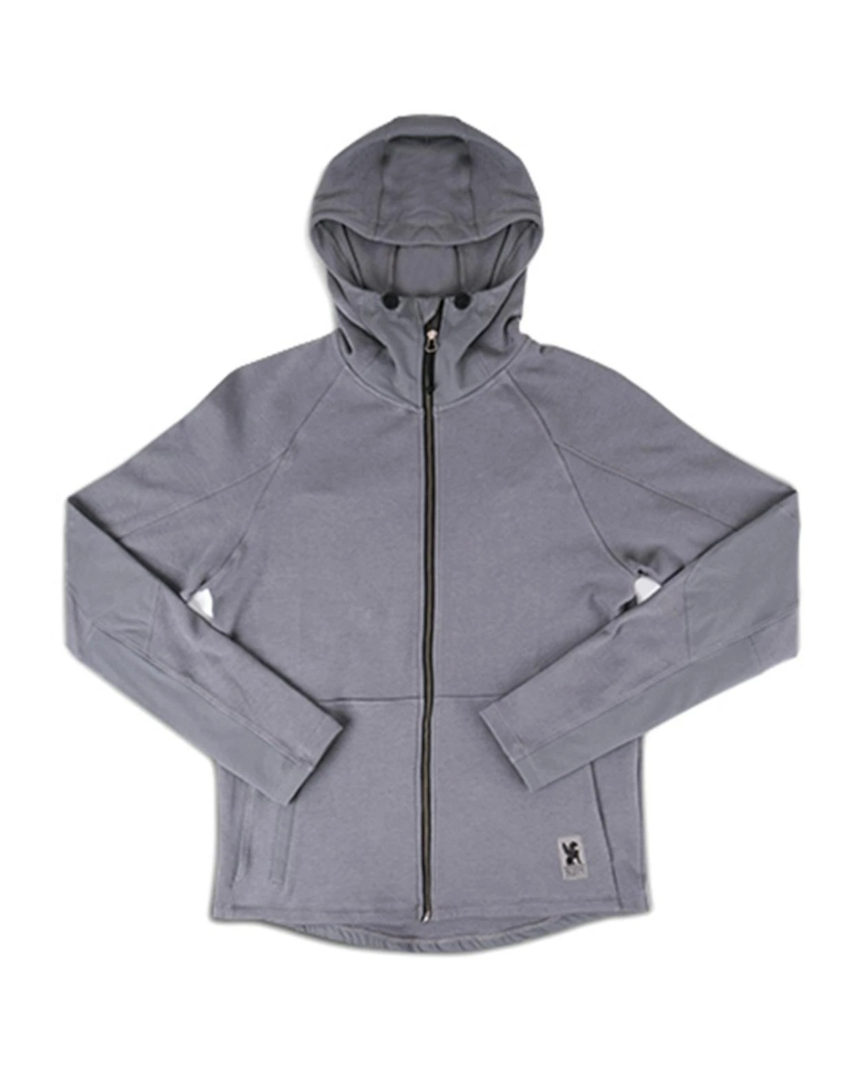 Chrome Industries Jacket Men M Full Zip Hoodie Technical Fleece Cycling Gray