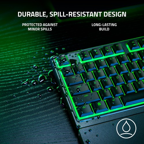 Razer Ornata V3 X Wired Low-Profile Membrane Gaming Keyboard Black US Layout - Bild 6 von 8