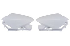 Couvertures latérales, couleur blanche (set) pour HONDA CR 85 2003-2007