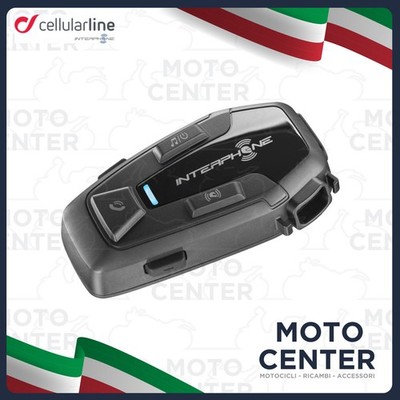 EINZELSPRECHANLAGE CELLULAR LINE INTERPHONE U-COM 7R HELM MOTORRAD SCOOTER BLUETOOTH