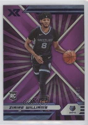 2021-22 Panini Chronicles Xr Purple 40/49 Ziaire Williams #389 Rookie RC ic3