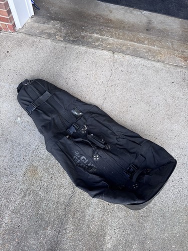 The Original CLUB GLOVE Bag Golf Burst Proof BLACK Rolling Wheeled Travel Bag