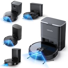 Lubluelu Smart Laser Robot Vacuum Cleaner with Mop & Self-Empty Station 120min.