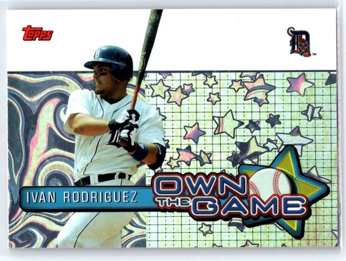 2004 TOPPS OWN THE GAME INSERT # OG-14 - IVAN RODRIGUEZ - TIGERS