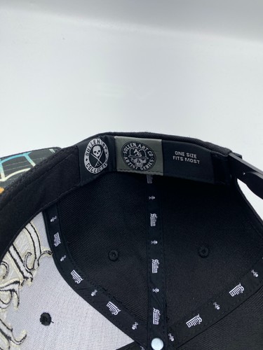 Sullen Art Collective Black Artist Series Graphic Snapback Hat Cap One Size - Picture 5 of 7