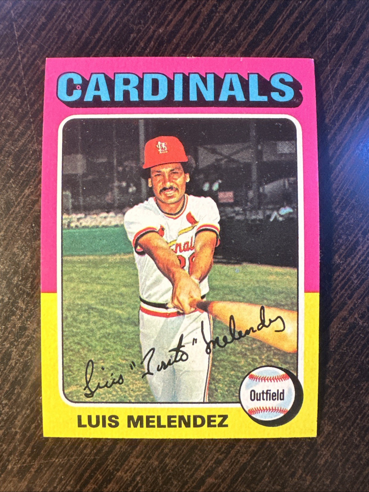 1975 TOPPS MINI #353 LUIS MELENDEZ ST. LOUIS CARDINALS NM *Hot Corner Vintage*