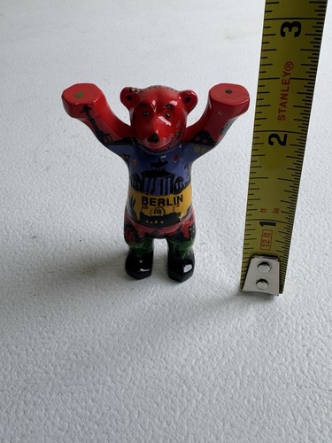 FIGURA MOTIVO VIAJE DISEÑO HORIZONTE SKYLINES BUDDY BEAR BERLIN 2 pulgadas - Imagen 8 de 9