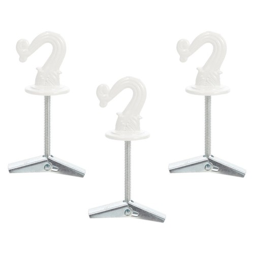 3 Pcs Folding Orchid Hook Metal Foldable Ceiling Hooks Zinc Alloy - Picture 7 of 12
