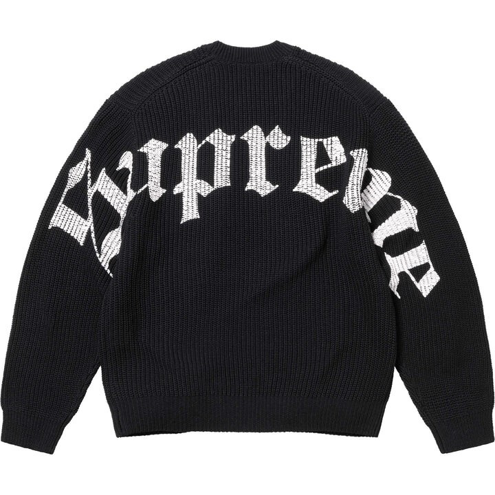Supreme Old English Printed Sweater Black | eBay.de