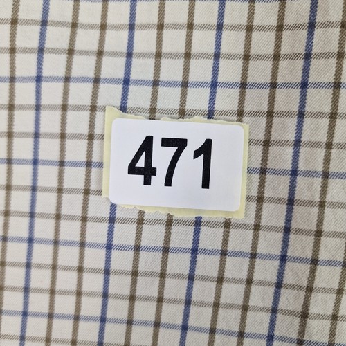 HOGGS OF FIFE Inverness Tattersall Men's Large Long Sleeve Check Cotton Shirt - Picture 14 of 14