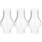 3pcs Glass Oil Covers Kerosene Lamp Accessories Oil Lamp Lampshades