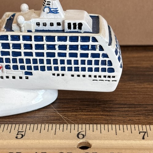 Rare Royal Princess Cruises Cruise Ship Ocean Liner 6.5” Model Souvenir - Bild 6 von 17