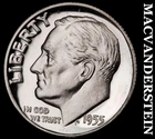 1955 Silver Roosevelt Dime-Choice Gem Proof Lustrous No Reserve #i5825