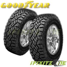 2 Goodyear Wrangler Duratrac 3157017 121q All Terrain 8 Ply Tires Takeoff