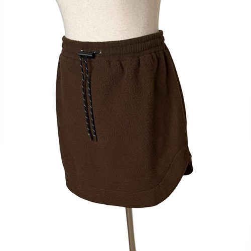 Neu ohne Etikett KkCo Pacific Fleece-Minirock in Schlamm – Größe M - Bild 7 von 12