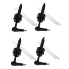 4 Pcs Condiment Bottle Press Pump Head for Restaurants Cooking Oil Dispenser