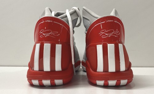 Adidas AdiZero Rose Men's White Red Basketball Shoes Size 12 - Picture 4 of 7