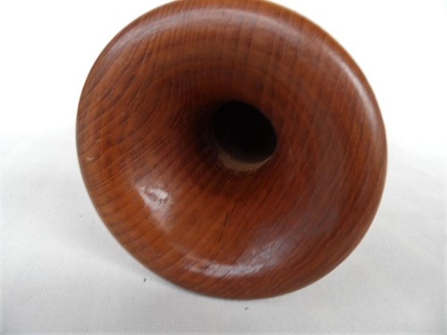 Hand Carved Wood Wooden Balinese Bali Tall Intricate design Boho Vase - Picture 7 of 11