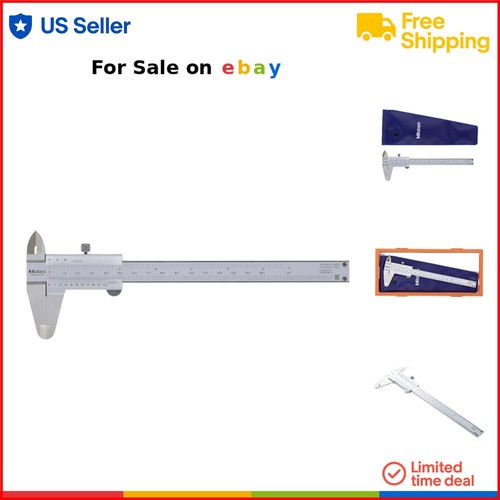 Vernier Calipers Stainless Steel 150mm Accurate Inside Outside Depth Measurement