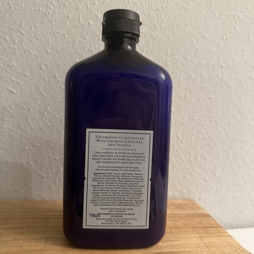 Bath & Body Works Aromatherapy Lavender Vanilla Conditioner 18.5 Oz. Sleep Blend - Picture 4 of 7