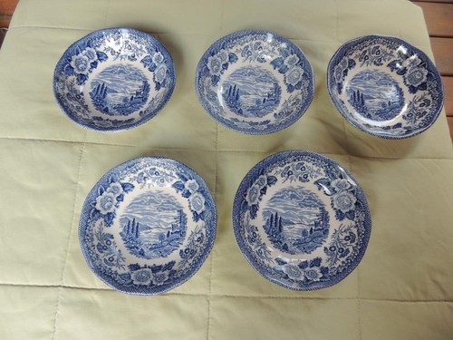 Lochs of Scotland Royal Warwick 5er Set Beeren-, Obst- oder Dessertschale Loch Ness