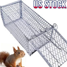 Live Humane Cage Trap for Squirrel Chipmunk Rat Mice Rodent Animal Catcher