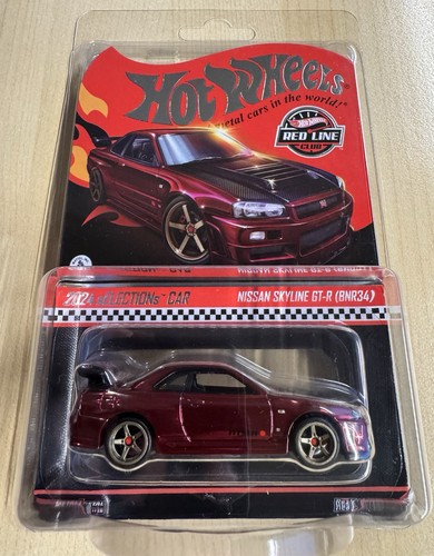 Hot Wheels Collectors RLC Exclusive sELECTIONs Nissan Skyline GT-R (BNR34) Red - Picture 5 of 6