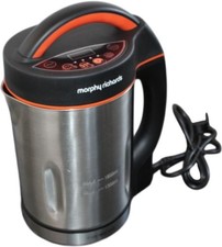 Morphy Richards 48250 Stainless Steel Soup Maker - 1.6l - Silver/black/orange