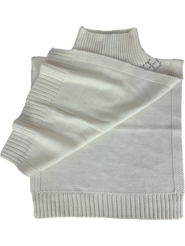 Karen Millen verzierter Wollmischung Wappenrock hochgeschlossen elfenbein Einheitsgröße - Bild 3 von 6