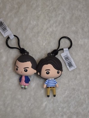 Stranger Things 3D Foam Bag Clip Steve Harrington And Eleven