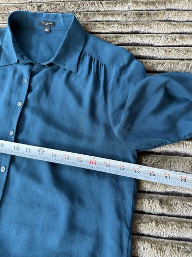 Camisa blusa de seda Ann Taylor talla 8 - Imagen 7 de 9