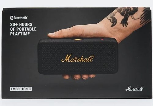MARSHALL Emberton II Wireless Bluetooth Portable Speaker - Black - New Sealed - Picture 2 of 24