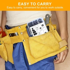 Nylon Insert Lock Nuts, 220pcs Hex Self-Locking Nuts, Carbon Steel Black Lock...