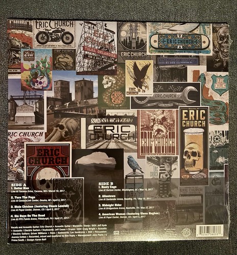 ERIC CHURCH, 61 DAYS IN CHURCH LP, COVERS, 2018 RSD RELEASE, RARE - Picture 2 of 5