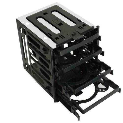 5.25" 4x 3.5" HDD SATA SSD HDD Cage Hard Drive Caddy S6L4K92H Bracket U6J3 - Picture 3 of 5