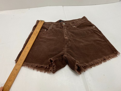VINTAGE 1990s Woman’s corduroy Jean Shorts Size 7 BROWN - Picture 8 of 13