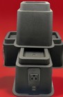 Bed Risers With USB And Power Outlet. Opening Is 2¾x2¾" With A Height Of 5½"