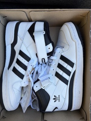 Adidas Forum Mid J Damen Sneaker schwarz weiß Leder Größe 38 neu mit Etikett